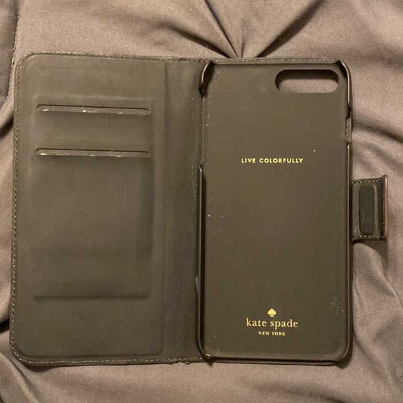 Kate Spade sparkly crystal Phone Case iPhone 7plus excellent condition - Picture 2 of 5